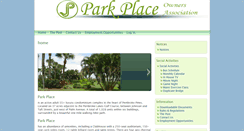Desktop Screenshot of parkplaceowners.com